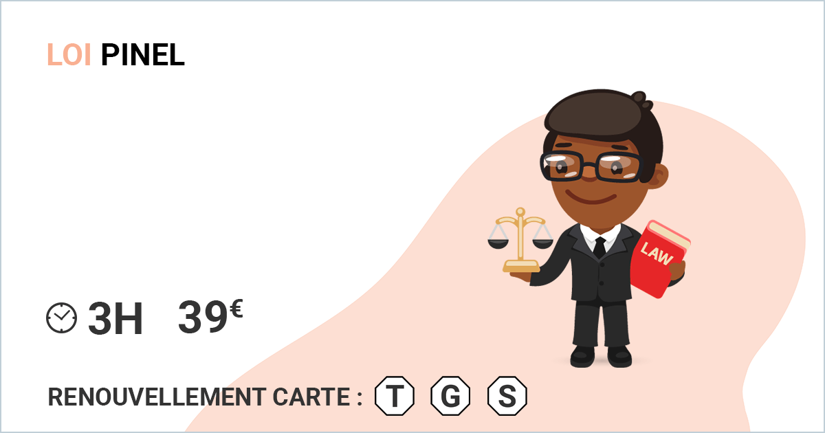 Formation e-learning - Loi PINEL - 3H