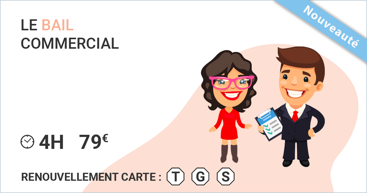 Formation e-learning - Le bail commercial - 4H